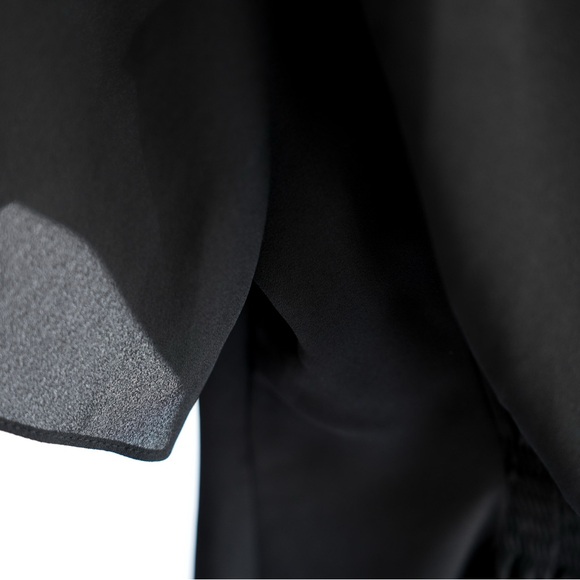 THEORY Black Dress with Butterfly Sleeves - Picture 9 of 12